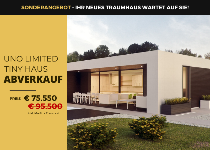 Sonderangebot Tiny Haus